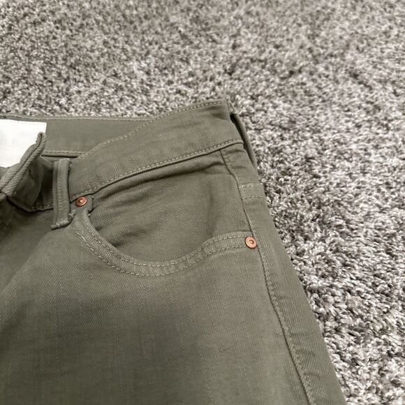 Mother Superior Jeans Women’s Size 28 Green The Insider Hover Devil May Care - Picture 3 of 10